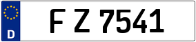Truck License Plate